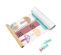ibasenice Growth Chart Height Measurement Ruler Wall Decoration for Boys and Girls Removable Cartoon Design for Nursery and Bedroom for Recording Growth Memories