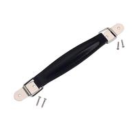 ibasenice Guitar Amplifier Pu Leather Handle Strap Replacement for Guitar Speaker Soft and Comfortable Black Handle for Easy Carrying and Lasting Use