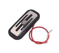 ibasenice Guitar Bass Pickup Professional Metal Humbucker Frame Gml13 Chrome/black Diy Guitar Parts