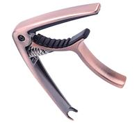 ibasenice Guitar Capo for Acoustic and Folk Guitars Adjustable Metal Capo Quick Release Universal Ukulele Tuning Clamp (red Antique Copper)