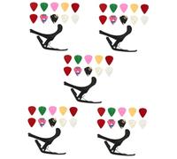 ibasenice Guitar Capo Set with Picks Multi-function Capo for Acoustic and Electric Guitars Ukuleles and More Easy One-handed Pitch Durable and Practical Tuning Accessory