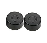 ibasenice Guitar Effects Pedal Footswitch Toppers Black 2pcs Reusable Caps to Extend Service Life, Accessories for Guitar Effect Pedal Buttons