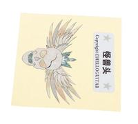 ibasenice Guitar Headstock Sticker Decorative Self-adhesive Vinyl Guitar Headstock Decals Accessories Decoration