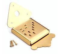 ibasenice Guitar Mandolin Metal Tailpiece Removable Coverplate for Changes Enhance Tone Volume Mandolin Parts
