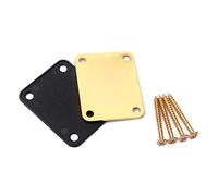 ibasenice Guitar Neck Plate for Bass Guitar Gold Connecting Board Neck Strength Joint Plate Screws Assembly