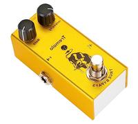 ibasenice Guitar Pedal Tremolo Mini Tremolo Guitar Effect Pedal True Bypass with Fine-tuning Device Photoelectric Tube Circuit Unique Design Alloy Shell Suitable for Children