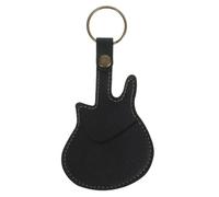 ibasenice Guitar Pick Holder Bag Pu Plectrum Storage Organizer with Keyring for Guitarists Portable and Compact Design for Easy Carrying Protects Picks from Damage for Musical Instrument