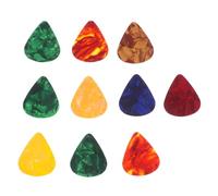 ibasenice Guitar Picks 10 Pack Celluloid 0.04In for Guitar Bass Ukulele Mandolin Banjo String Instruments Durable Smooth Touch