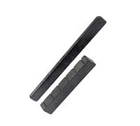 ibasenice Guitar Saddle and Nut Kit for Classical Guitar Black Plastic Replacement Easy to Cut for Custom Length Bridge Accessory