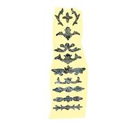 ibasenice Guitar Stickers Reusable Fretboard Decals for Easy Application Non-adhesive Design Compatible Various Guitars Ceremony Style Inlay Stickers