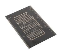 ibasenice Guitar String Action Gauge Stainless Steel Ruler for Acoustic Classical Guitars with Fret Leveling Precision