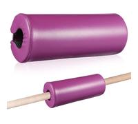 ibasenice Gymnastics Bar Pad Thick Purple Horizontal Bar Protective Sleeve Detachable for Fitness Training, 9.6 Inch NBR Foam Cover for Kids Gymnastic Strip and Ballet Strip Safety