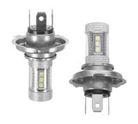 ibasenice H4 80w Car Front Fog Lights 2pcs, Super Bright White Light Vehicle Headlight Replacement Bulbs for Automobile Headlamps, Car Modification Fog Lamps