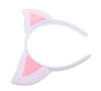 ibasenice Halloween Cute Pig Ears Headband Fluffy Animal Ears Hairband for Adorable Cosplay Accessory Photo Prop for Themed Parties Costume Events