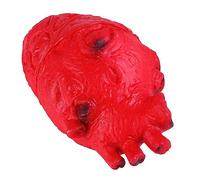 ibasenice Halloween Props Photo Card Decoration Rave Skeleton Booth Inflatable Outdoor Party Kit Banner Stickers Horror Neon for Heart Costumes Windup Body Ornaments Red Vinyl