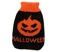 ibasenice Halloween Pumpkin Dog Sweater Thick Warm Knit Coat for Puppies and Cats Breathable Outdoor Pet Clothes Thermal Puppy Coat for Winter Comfort and Style