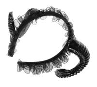 ibasenice Halloween Sheep Horn Headband Lightweight Cloth Devil Horns Hair Accessory for Cosplay Party Dress up Festival Celebration