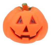 ibasenice Halloween Squeeze Toys - Pumpkin Ornaments Talking Toys Pet Toy Ball for Halloween Home Party