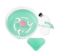 ibasenice Hamster Cage Accessories Set 3pcs Running Wheel Water Bottle Food Bowl for Small Pets for Hamsters Gerbils Mice Sturdy and Easy to Install