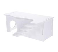 ibasenice Hamster House with Ladder Hideout Cozy Private Space for Small Pets Hamster Toy for Exercise Rest Secluded Warm Habitat Guinea Pigs