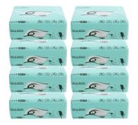 ibasenice Hand Paper Towels Roll 8pcs Wood Pulp Three-Layer Absorbent Toilet Paper for Household Bathroom and Facial Care