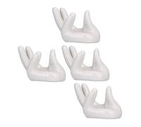 ibasenice Hand-shaped Ceramic Ocarina Holders Portable Stand for 6/12 Hole Instruments