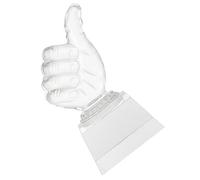 ibasenice Hand Shaped Crystal Trophy Award Premium Transparent Decor Compact Durable Design for Trophies and Prizes Display Unique Decorative Accessory for Home Office