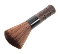 ibasenice Handheld Beard and Mustache Grooming Brush Soft Bristles and Wooden Handle for Styling Hair and Removing Beard Fragments, for Barber Shop and Home Use