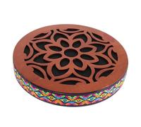 ibasenice Handheld Ethnic Percussion Instrument for Meditation and Relaxation Producing Calming Sounds of Flowing Water and Rain Portable Wooden Sound Therapy Tool