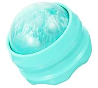 ibasenice Handheld Ice Massage Ball Muscle Relaxing Massager Small Rolling Spa Massager Tool for Body and Face Therapy with Portable Resin Design, Green