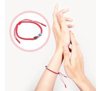 ibasenice Handmade Red String Evil Eye Bracelet Adjustable for Women and Men Fashionable Lucky Protection Jewelry Unique Braided Design Suitable for All Ages and Daily Wear