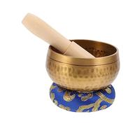 ibasenice Handmade Tibet Singing Bowls for Yoga Meditation Buddhist Bowl Manual Tapping for Meditation Sessions and Home Decor Random Color