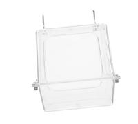 ibasenice Hanging Bird Bath Cube for Parrots Small Cage Bird Bathtub Shower Box for Indoor Pet Bath Tub Use