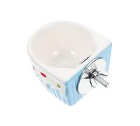 ibasenice Hanging Ceramic PET Bowl for Hamsters Hedgehogs and Squirrels Anti-Spill Design Easy to Clean PET Feeding Dish for Small Animals