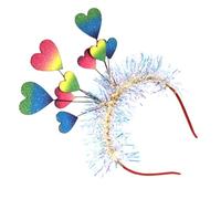 ibasenice Headband Heart-shaped That Holds Hair Firmly and Is Not Easy to Fall Valentine's Day Felt Cloth Hairband for Women for Valentine's Day Party and Photo Props