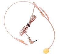 ibasenice Headphones Microphone Over-ear Headset for Singing and Speaking Wired Design for Tour Guide and Karaoke Use Comfortable Fit