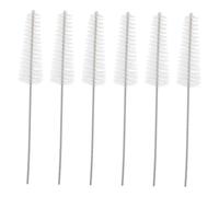 ibasenice Hearing Aid Cleaning Brush Set 6pcs Small Nylon Brush for BTE Sound Tube and Vent Cleaning Practical Hearing Aid Maintenance Tool for Daily Use
