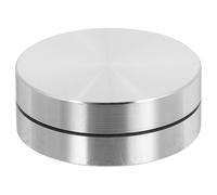 ibasenice Heavy Duty Aluminum Alloy Pottery Turntable with Manual Speed Control, Portable Sculpting Wheel for Clay Modeling and Crafting, Precision Structure Suitable for Home Use