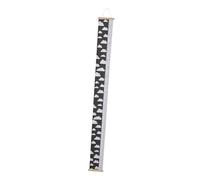 ibasenice Height Measuring Ruler for Kids Wall-Hanging Growth Chart, Easy to Install and Remove, Made of Wood Canvas, Modern and Simple Design for Home Decoration, Black Metric Scale Ruler