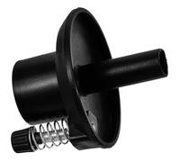 ibasenice Hi-hat Cymbal Base Holder Support Part for Drum Kit, Black Abs Plastic Support Base, Easy to Install Replacement Accessory for Drum Set Hi-hat Cymbal Stand