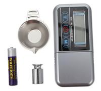 ibasenice High Precision Digital Turntable Stylus Force Scale Gauge Accurate Stylus Force Adjustment and Mini Abs Design for Vinyl Record Pressure Measurement
