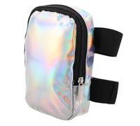 ibasenice Holographic Leg Bag with Adjustable Strap for Hiking Cycling Travel Outdoor Sports Lightweight Thigh Pouch for Men Women Quick Access Compartments Fanny Pack