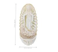 ibasenice Holy Water Font Wall Hanging Decor for Catholic Church Entrance Elegant Religious Vessel for Flower Display Graceful Catholic Holy Holder for Living Wall Decoration