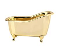 ibasenice Home Office Desktop Storage Box Bathtub Shape Cosmetic Organizer 7.5x5x4inch Creative Fashionable Efficient Easy to Store Desktop Organizer for Pens and Cosmetics