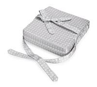 ibasenice Increased Heightening Cushion Pad for Boys and Girls Dining Chairs Silver Star Design and Easy to Cushion for Boy Girl Use Restaurants