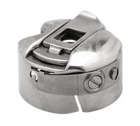 ibasenice Industrial Steel Replacement in Sewing Case 2pcs Bobbin Machine Silver Flat Bobbin Sleeves, Prevents Thread Unravelling Fits Common for Sewing Machine Repairs and Maintenance