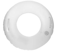 ibasenice Inflatable Luminous Swimming Ring with Double Handles Beach Swim Ring for LED Lights for Night Use Leak Valve Vibrant Colors for Summer Fun