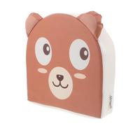 ibasenice Inflatable Toddler Booster Seat for Dining Table with Sturdy Craftsmanship and Thick Firm Pu Leather Sponge Cushion Featuring Adorable Cartoon Design for Baby and Toddler Use
