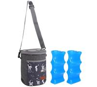 ibasenice Insulated Breastmilk Cooler Bag and-the-go Milk Storage with Ice Pack, Oxford Cloth Thermal Insulation and Scratch-Resistant Pump Bag for Breastfeeding Mothers, for Travel