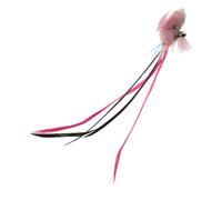 ibasenice Interactive Cat Teaser Wand Refill Realistic Bird Design Replacement Head for Indoor Cats Easy to Replace Enhances Bonding and Playtime Essential for Pet Enrichment